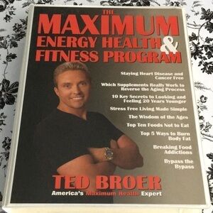 The Maximum Energy Health & Fitness Program Audio Cassette Tapes Ted Broer